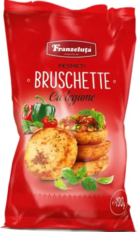 PESMETI BRUSCHETTE CU LEGUME 0.13