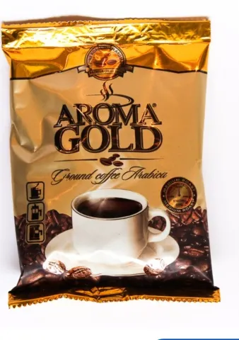 Cafea naturala macinata AROMA GOLD, 80 gr,pachet/alumiin(24)