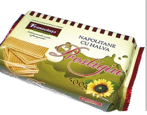 Vafe prestigiu,Franzeluța,, Cu halva “ 0,300 kg -