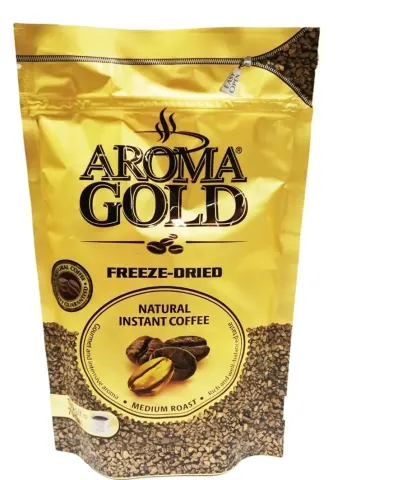 Cafea natur/solub/subl AROMA GOLD,140 gr, Pachet/alumiin(12)