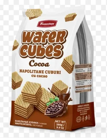 NAPOLITANE CUBURI CU CACAO 0.28 PEL NOU