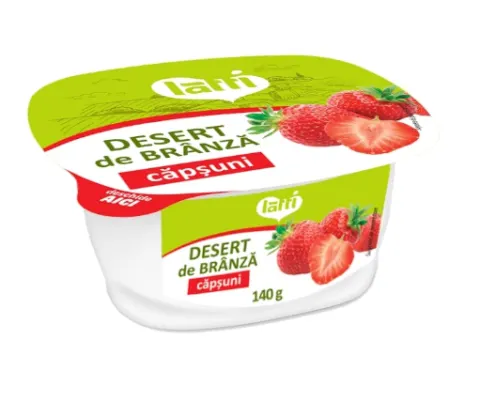 Desert de branza cu capsuni 6,5% Latti