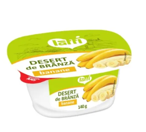 Desert de branza cu banane 6,5% Latti