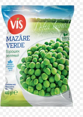 Mazare verde boabe 400 g. cong. rapidVIS
