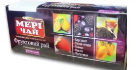 Ceai MERI, FRUCTOVII RAI, 25 plic