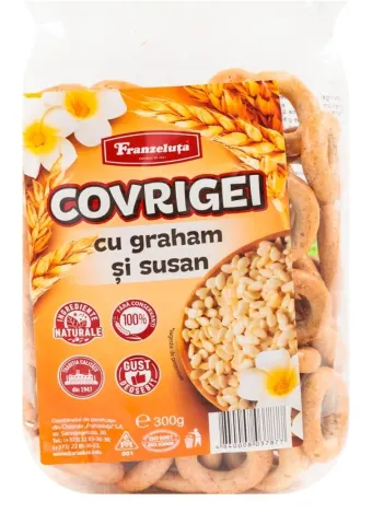 Covrigei uscaţi Ineluş cu Graham şi Susan 0,300 amb Franzeluta