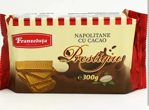 Vafe Prestigiu, Franzeluta ,,Cu cacao “ 0,300kg