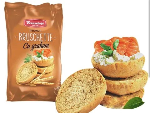 PESMETI BRUSCHETTE CU GRAHAM 0.13kg